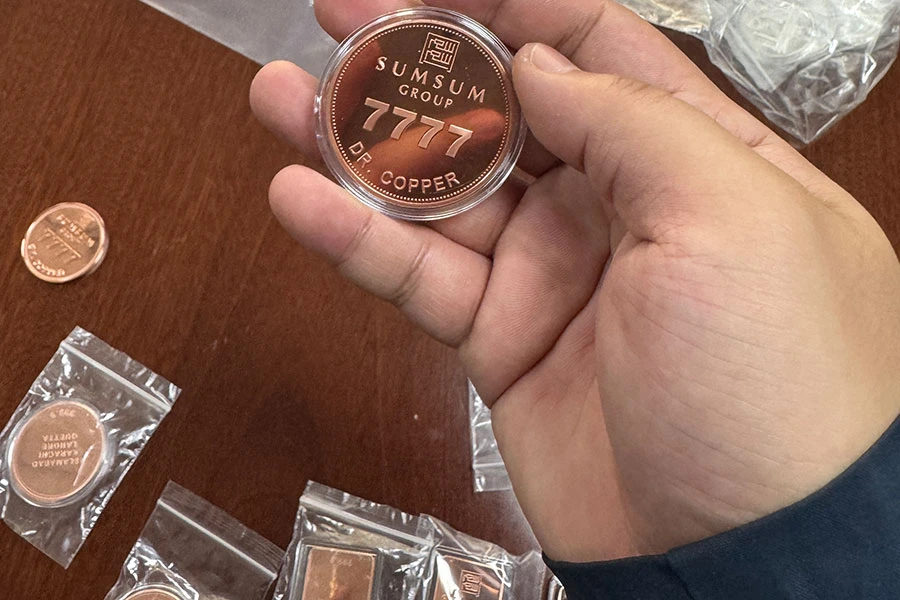 9999 Pure Copper Commemorative Coin Custom-Made for the 7777 Group