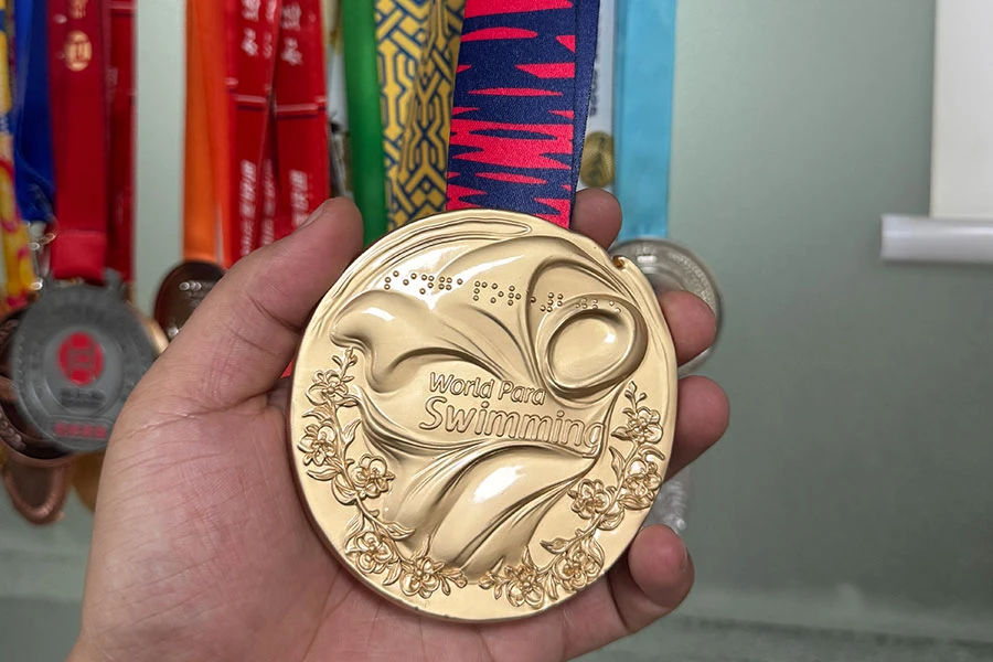 Custom Metal Swimming Medals for the World Para2