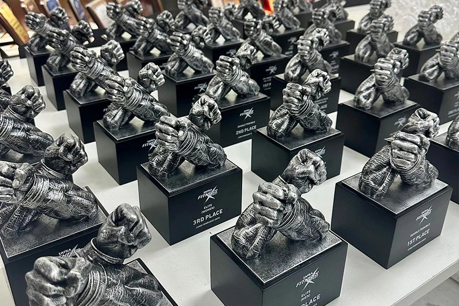Lead-tin alloy trophy1
