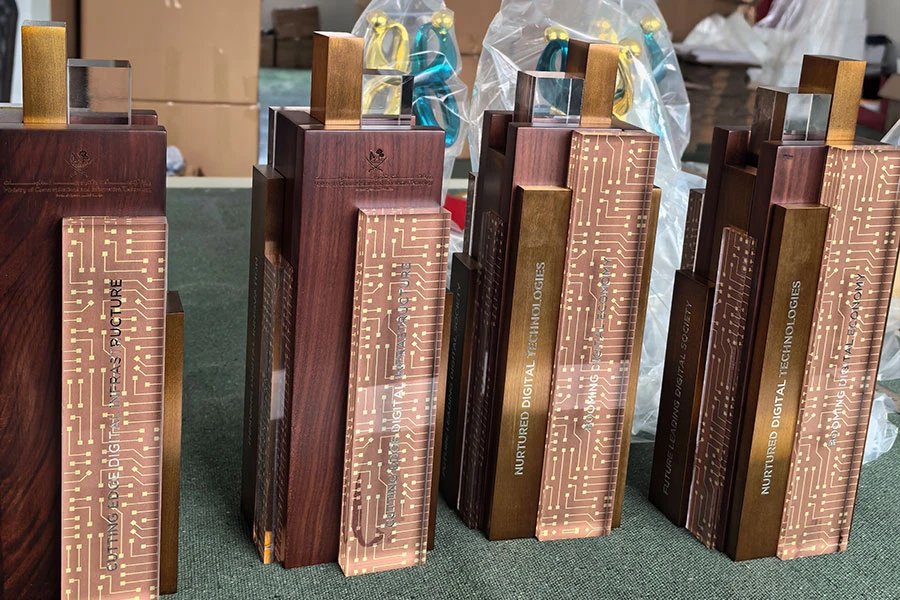 Pieced Wood Trophy1