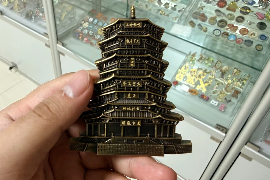 3D Wenchang Pagoda Refrigerator Magnet