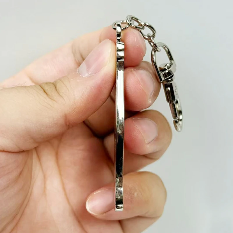 Coca Cola Glass Bottle Shaped Metal Keychain6