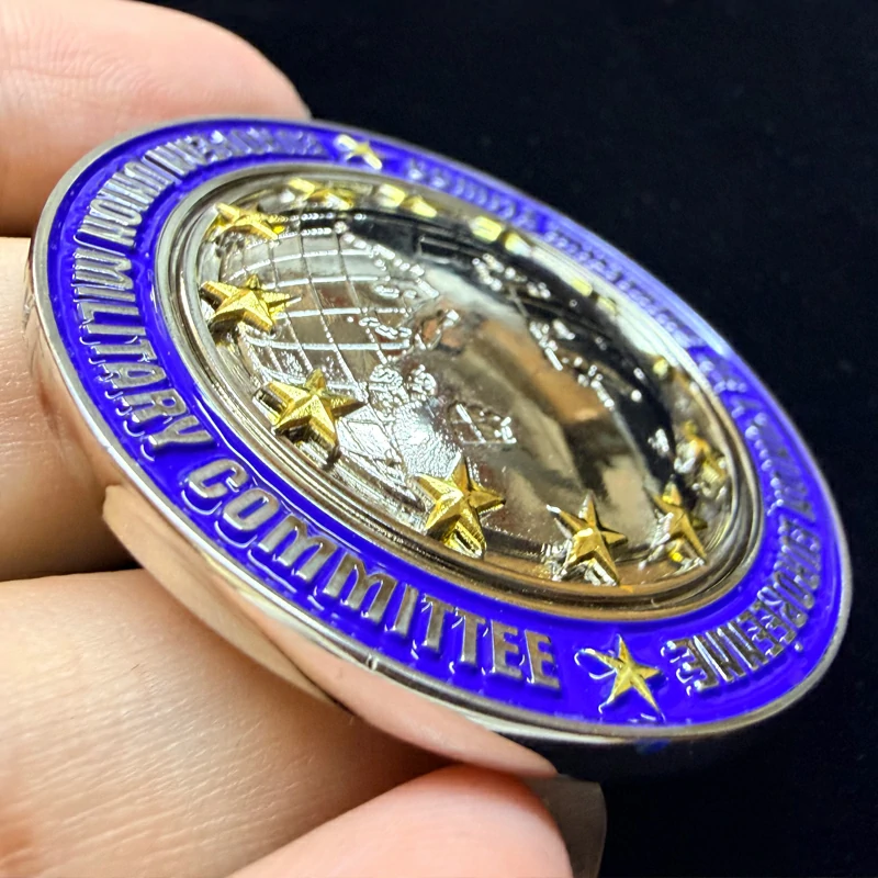 EU Military Committee Dual-Sided Challenge Coin4
