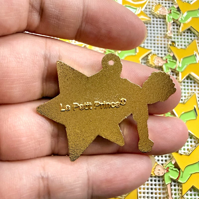 Little Prince Star Enameled Metal Pendant4