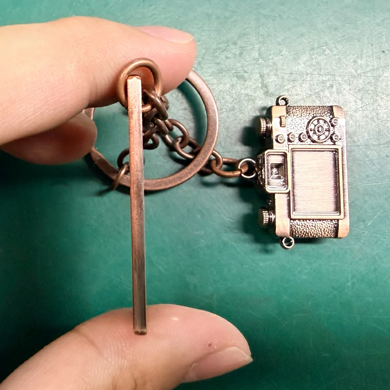 Photo Art Brand Copper Camera Pendant Keychain3
