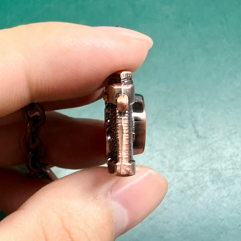 Photo Art Brand Copper Camera Pendant Keychain4