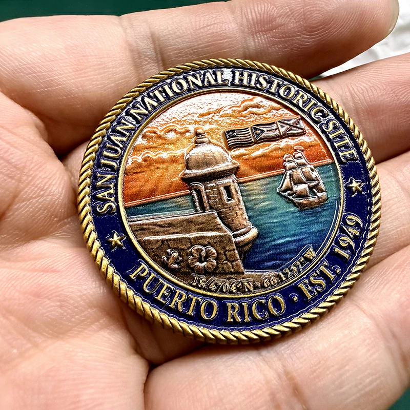 San Juan Puerto Rico Historic Site Commemorative Coin4