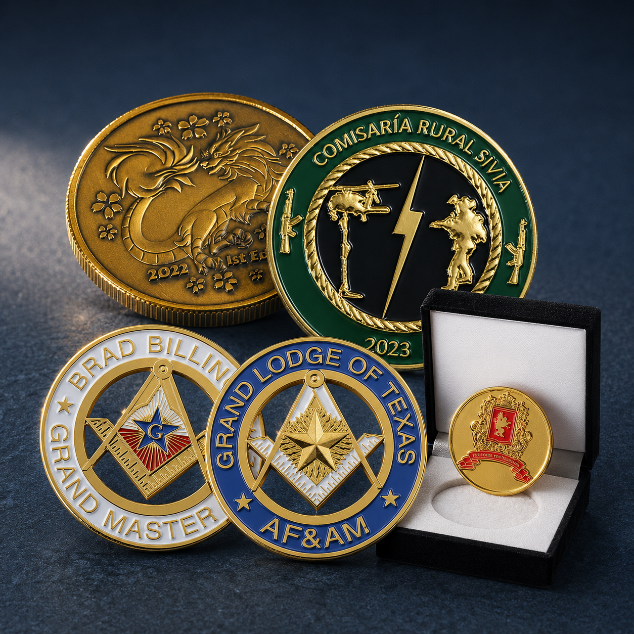 Custom challenge coins