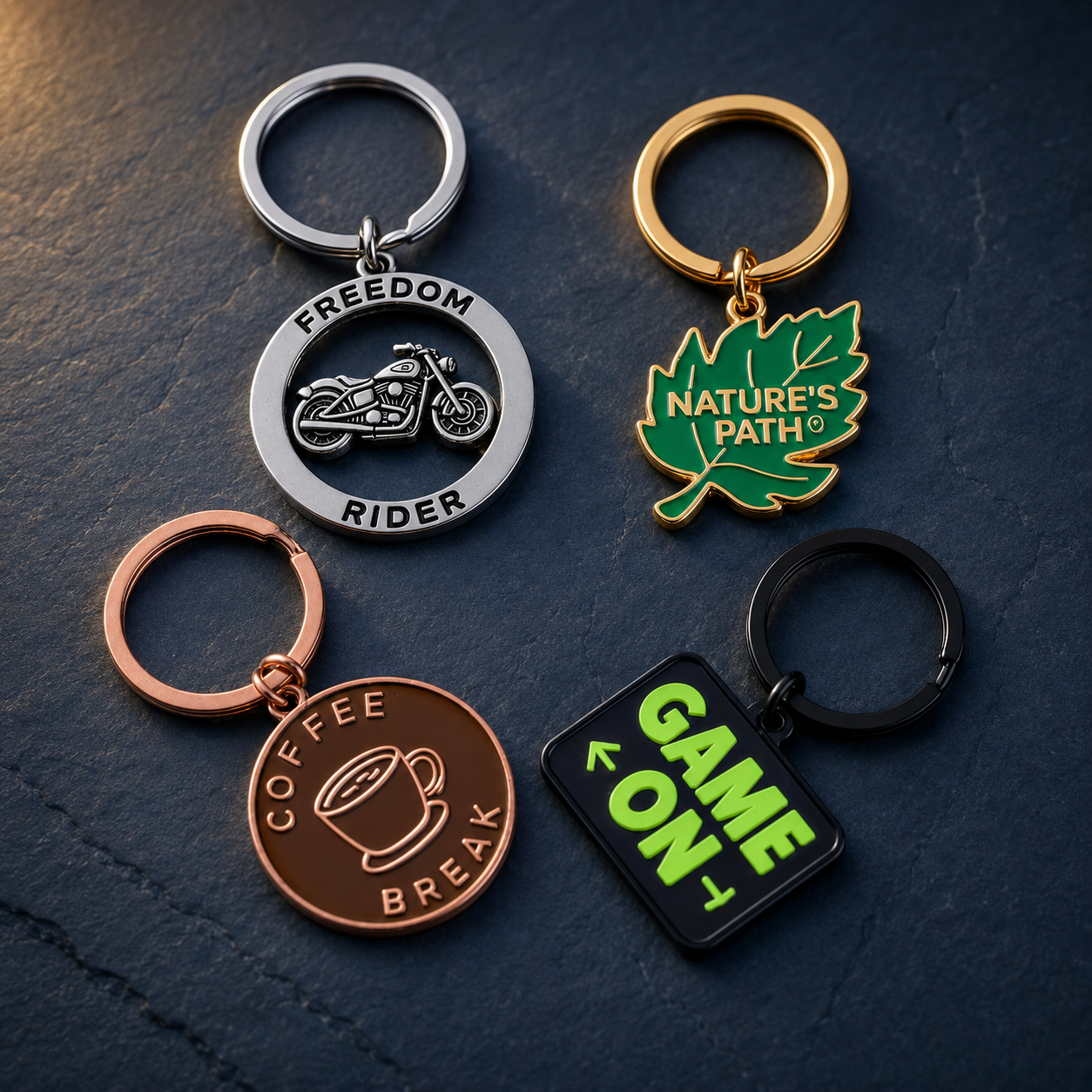 Custom metal keychains