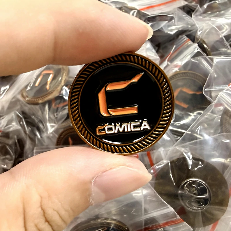 Comica Logo Enamel Metal Lapel Pin1