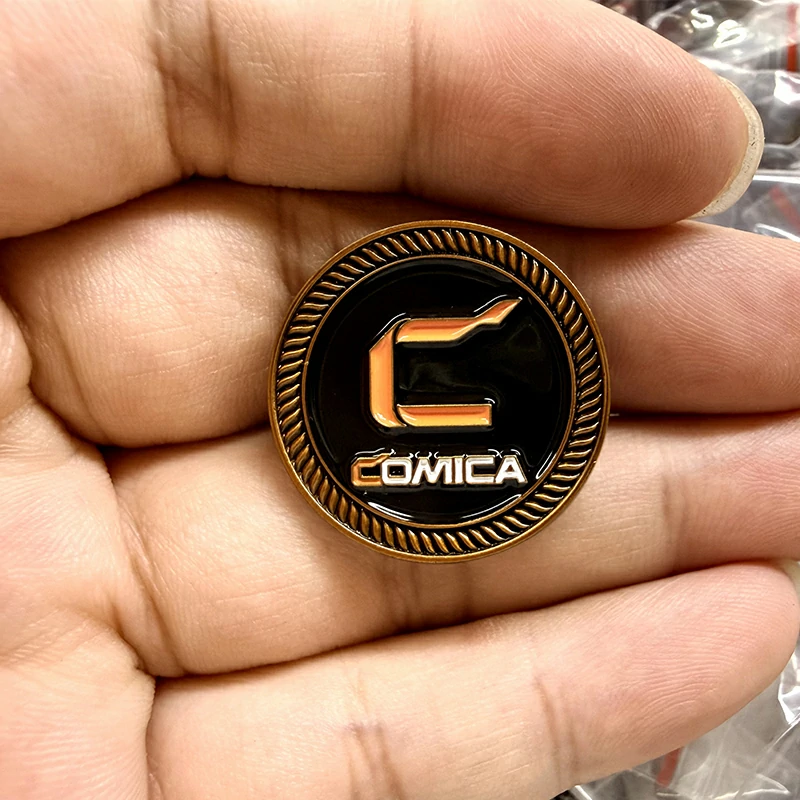 Comica Logo Enamel Metal Lapel Pin4