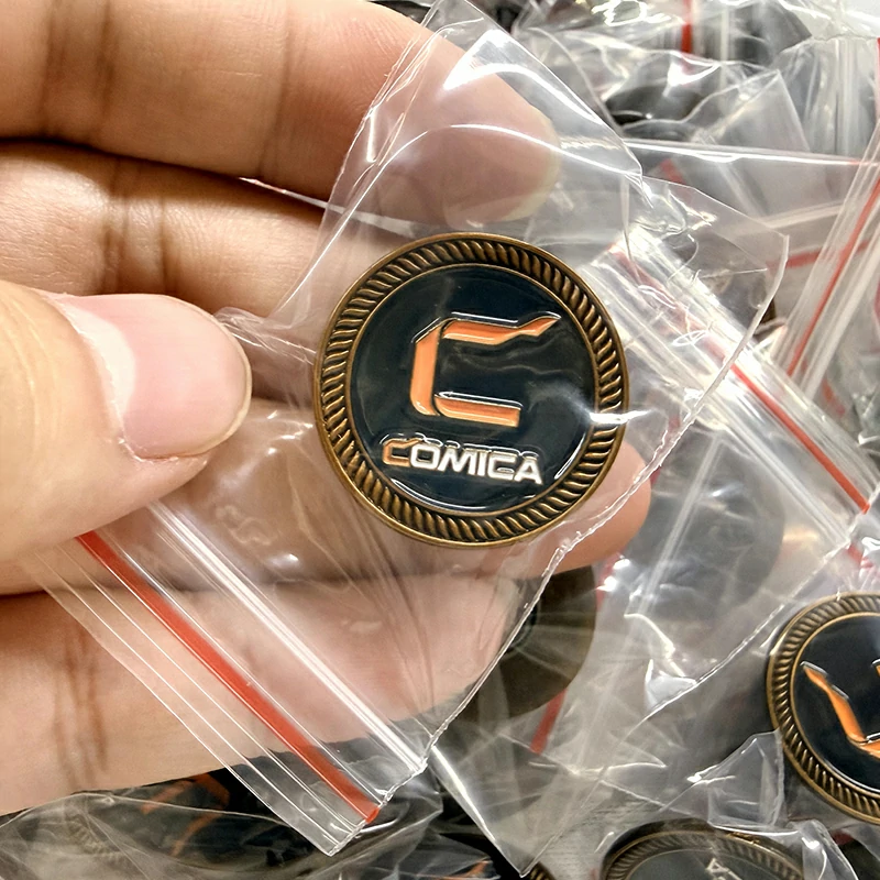 Comica Logo Enamel Metal Lapel Pin5