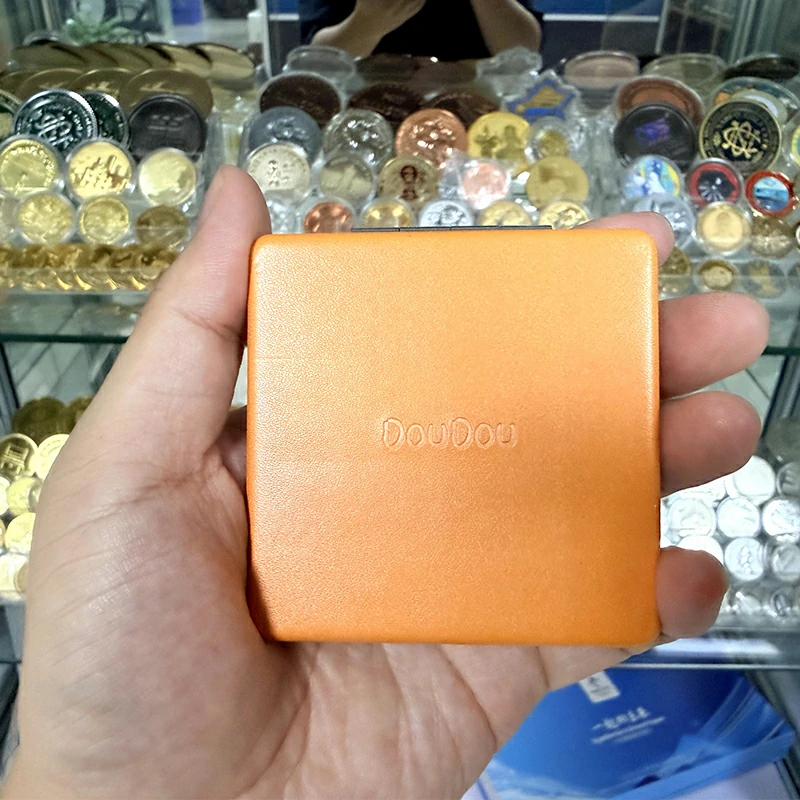 Foldable Corgi PU Leather Cosmetic Mirror2