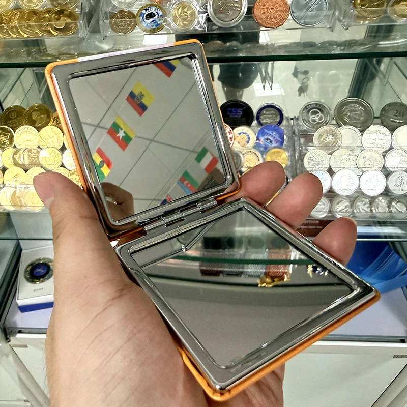 Foldable Corgi PU Leather Cosmetic Mirror4