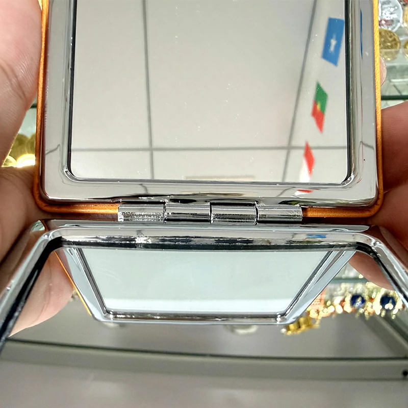 Foldable Corgi PU Leather Cosmetic Mirror5