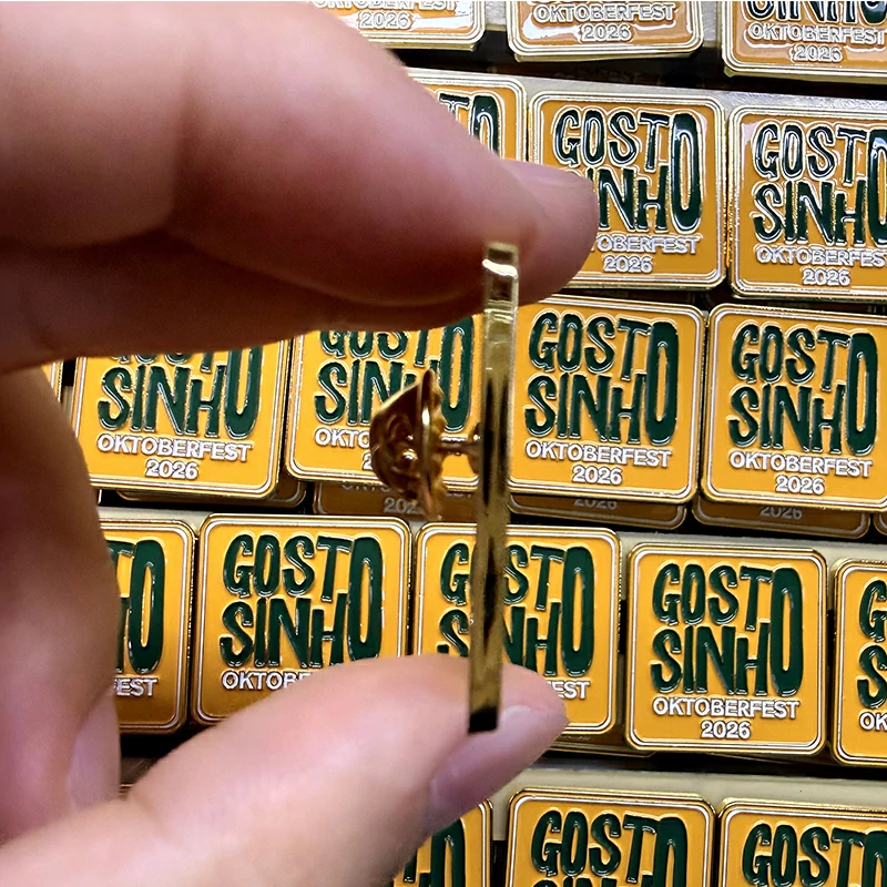 Gosto Sinho Oktoberfest 2026 Square Enamel Lapel Pin2