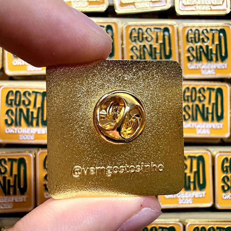 Gosto Sinho Oktoberfest 2026 Square Enamel Lapel Pin3