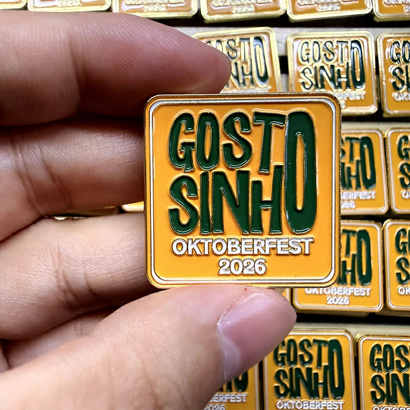 Gosto Sinho Oktoberfest 2026 Square Enamel Lapel Pin4