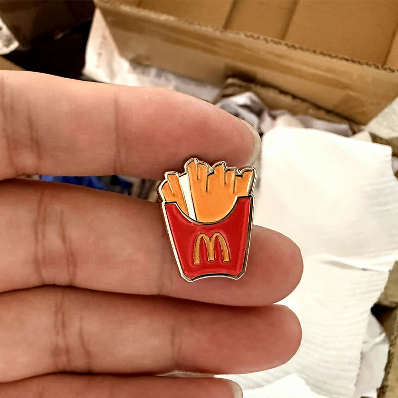 McDonalds Fries Badge Set5