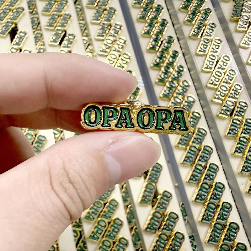OPAOPA Letter Enamel Lapel Pin5