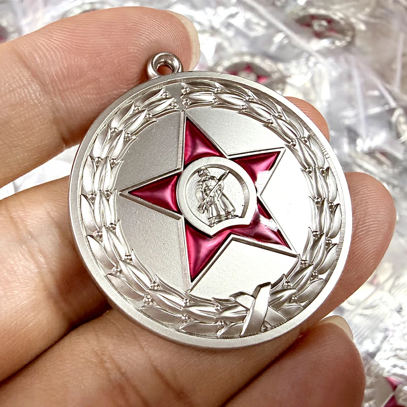 Red Star Commemorative Medal Pendant4