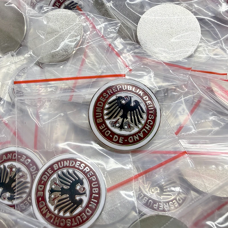 Round German Eagle Enamel Lapel Pin1