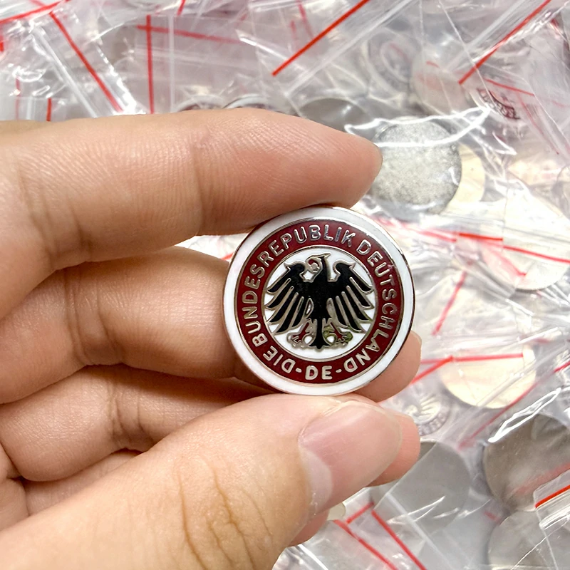 Round German Eagle Enamel Lapel Pin4