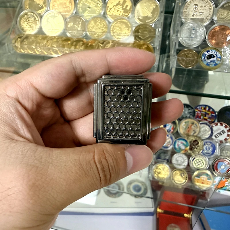 Square Metal Perfume Bottle Cap1