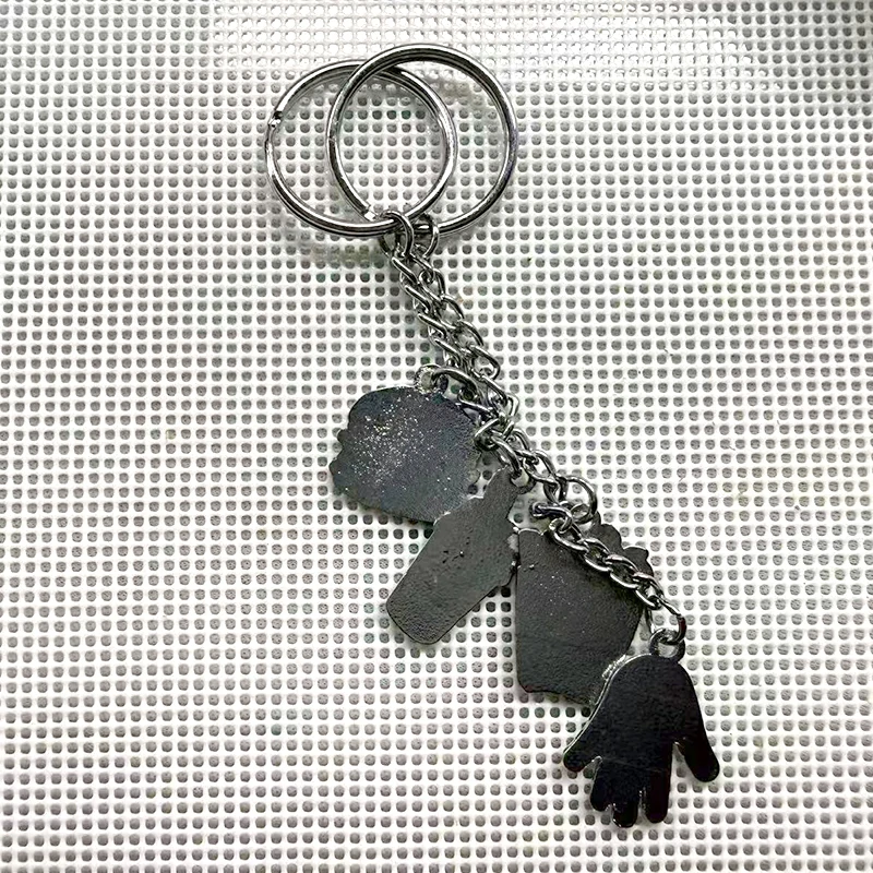 Cartoon Fast Food Pendant Metal Keychain M4