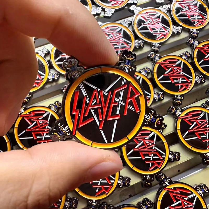 Rock Band Enamel Metal Lapel Pin2