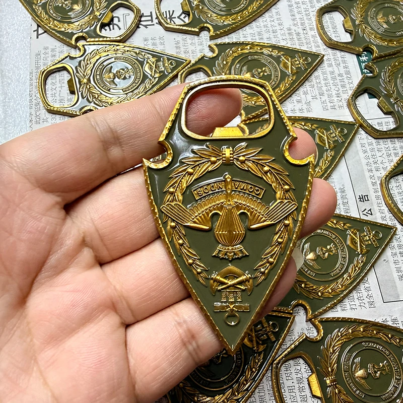 Shield Shape Enamel Metal Bottle Opener3